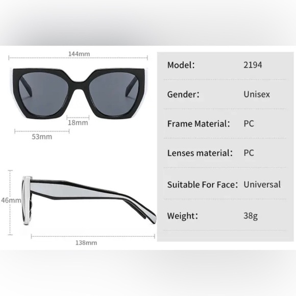 Cat Eye Women Sunglasses Retro Clear Gradient Shades UV400  Colorful Sun Glasses